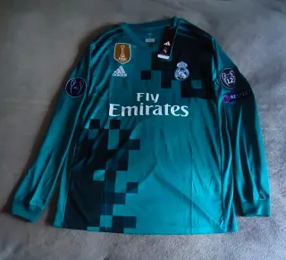 Camiseta Cristiano Azul Retro Champions Madrid 7