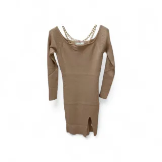 Vestitino beige tg S/M con catena