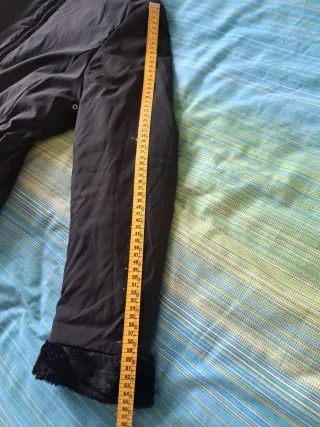 Abrigo negro reversible talla 44/46