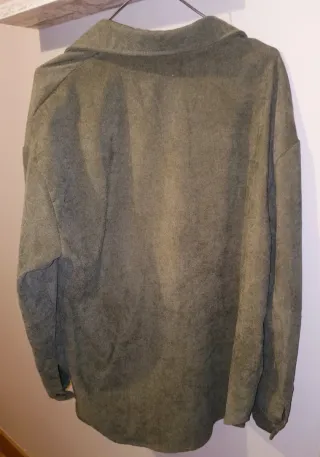 Camisa de pana caqui