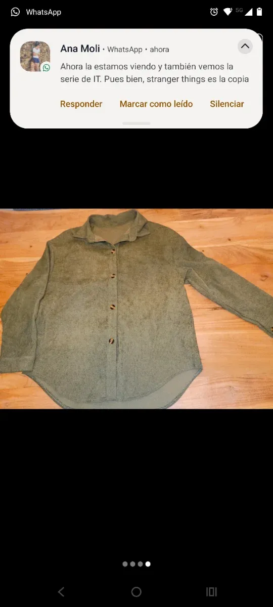 Camisa de pana caqui