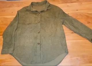 Camisa de pana caqui