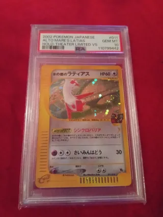 Latias Altomare PSA 10 Pokémon Giapponese