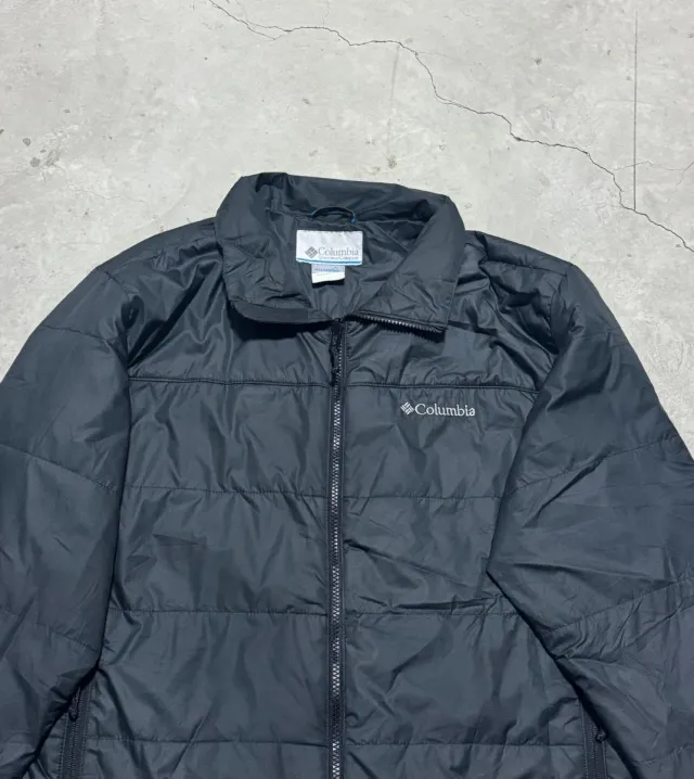 Piumino Columbia Nero Uomo Taglia L