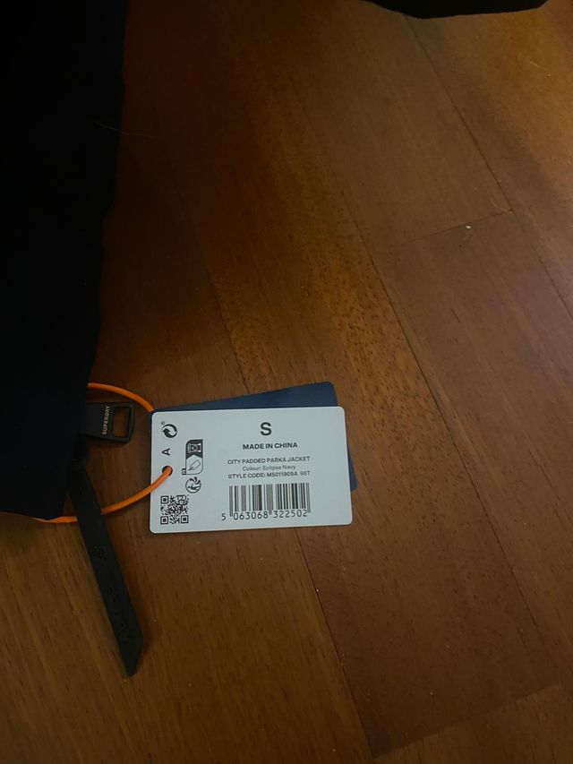 Parka Superdry uomo blu