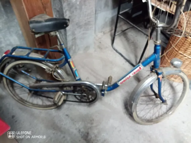 Bicicleta Derbi Rabassa Blu Pieghevole