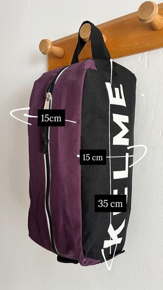 Zapatillero Kelme Negro y Morado