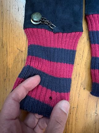 Guantes Benetton Azul y Rosa