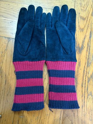 Guantes Benetton Azul y Rosa