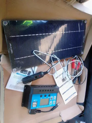 Kit Solar Camper Panel Controlador Cargador