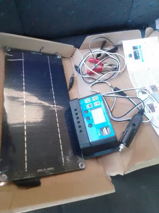 Kit Solar Camper Panel Controlador Cargador