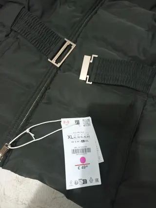 Chaqueta anorak verde talla XL