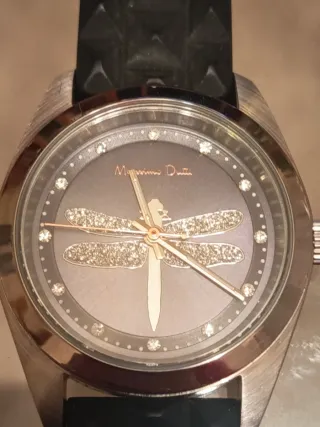 Reloj Massimo Dutti Negro y Plateado