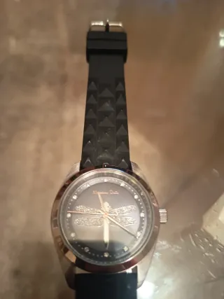 Reloj Massimo Dutti Negro y Plateado