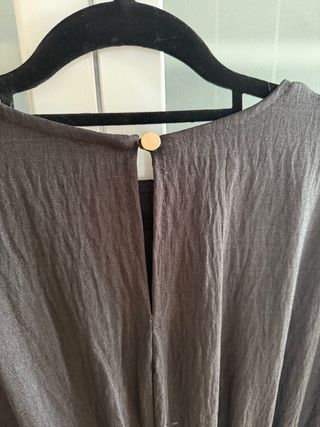 Vestido negro manga larga