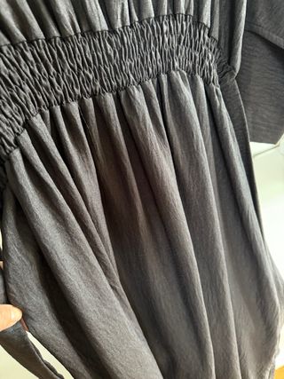 Vestido negro manga larga