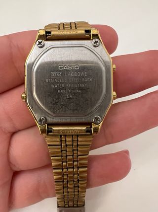 Reloj Casio Dorado