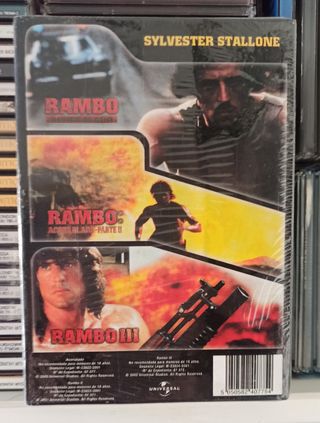 Trilogía Rambo DVD (3 Películas)