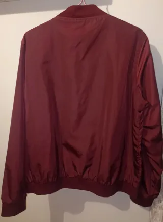 Chaqueta bomber granate