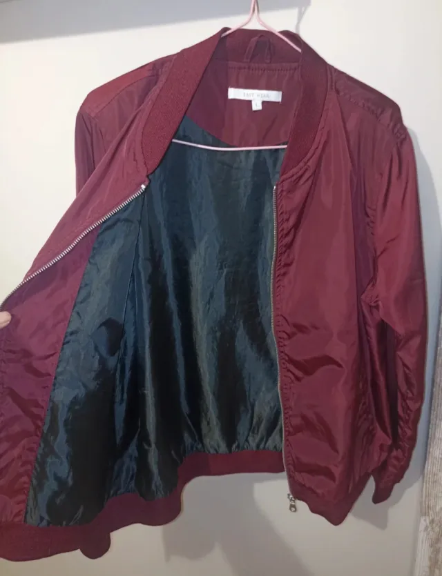 Chaqueta bomber granate