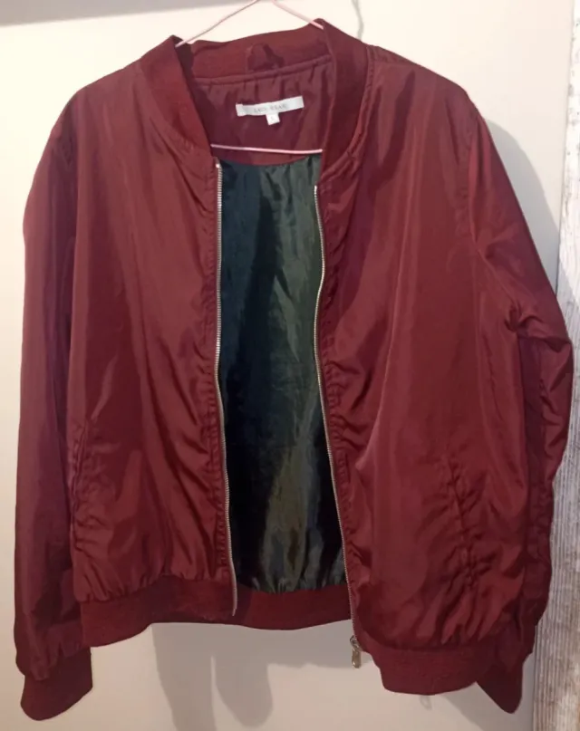 Chaqueta bomber granate