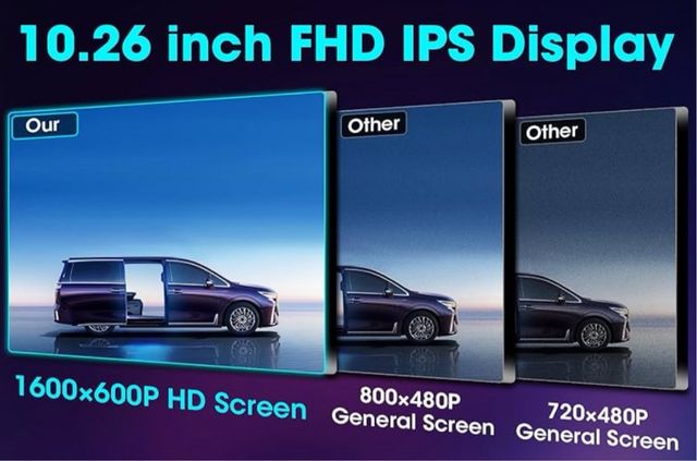 Autoradio 10” Wireless Carplay Android +Telecamera