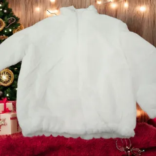 Pellicciotto bianco taglia unica