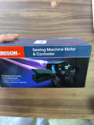 Motor Máquina Coser Externo Negro