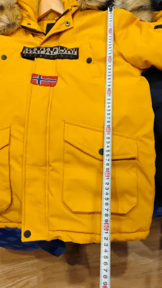 Cazadora invierno  Napapijri amarilla niño T.10-12