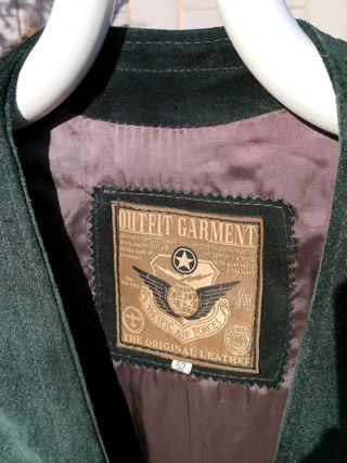 Gilet uomo tattico multitasche suede verde