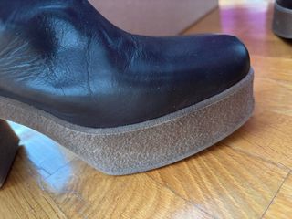 Botines marrones chocolate de plataforma