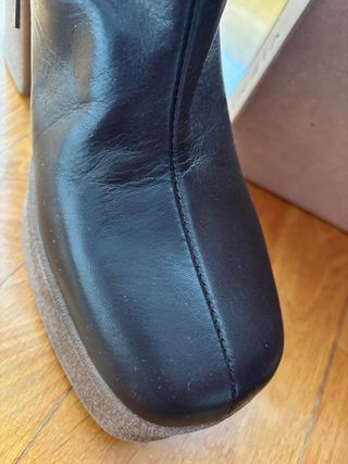 Botines marrones chocolate de plataforma