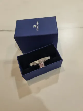 Pulsera Swarovski plata