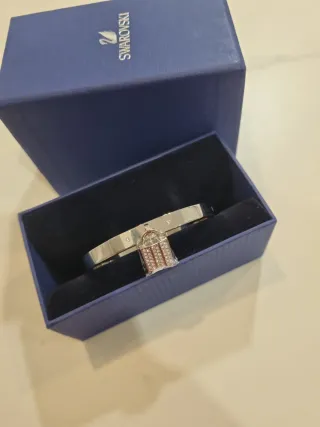 Pulsera Swarovski plata