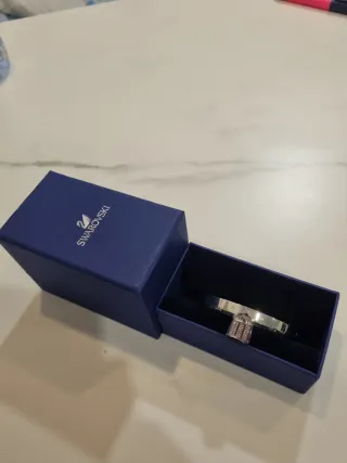 Pulsera Swarovski plata