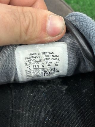 Converse Scarpe Uomo Taglia 44 Grigio Nero