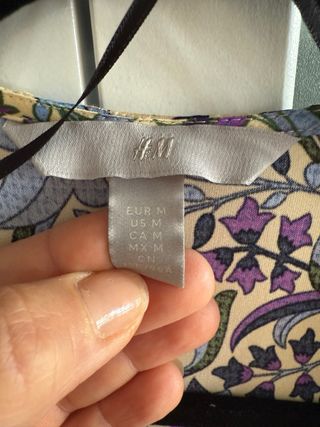 Vestido estampado Midi