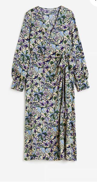 Vestido estampado Midi