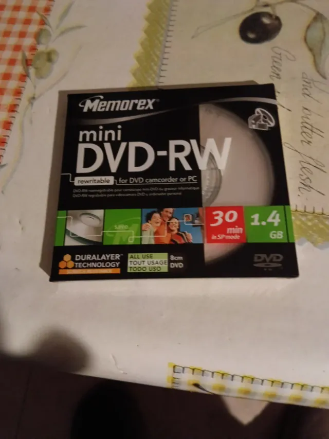 Videocamera DVD CAM Argento/Nera