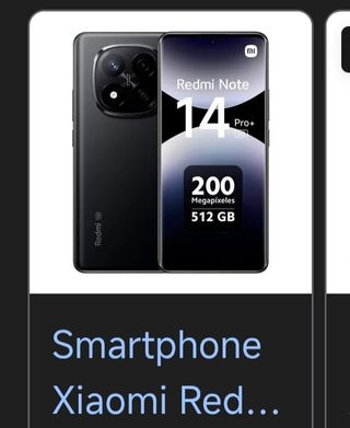 Xiaomi Redmi Note 14 Pro+ 256GB Negro