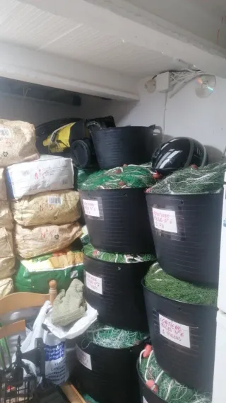 Redes de pesca trasmallos