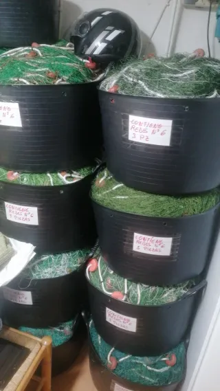 Redes de pesca trasmallos