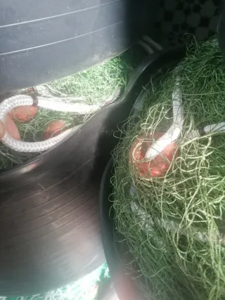 Redes de pesca trasmallos