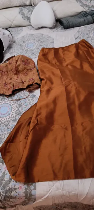 Set Gonna, Corsetto, Foulard, Fiore, Scarpe, Borsa