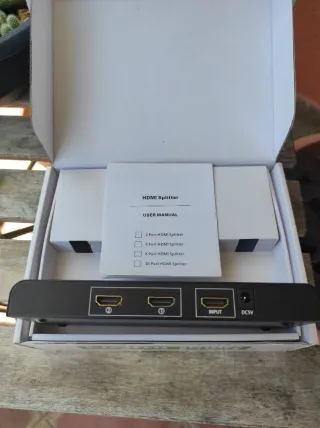 Splitter HDMI de dos y cuatro puertos para elegir