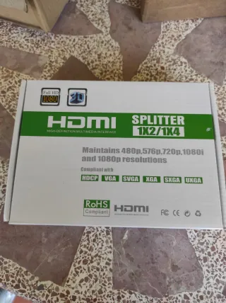 Splitter HDMI de dos y cuatro puertos para elegir