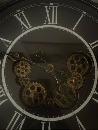 Orologio da parete 55 cm con ingranaggi