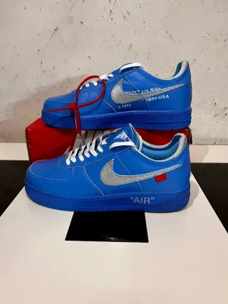 Nike Air Force 1 Azul Plata