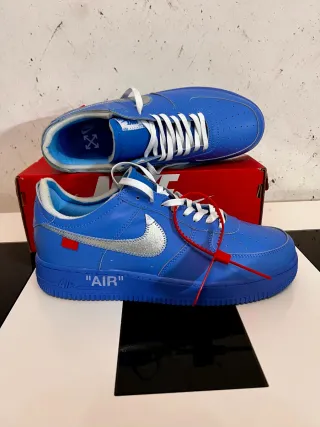 Nike Air Force 1 Azul Plata
