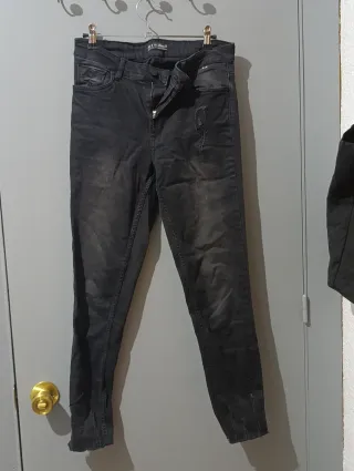 Pantalones vaqueros pitillo negros